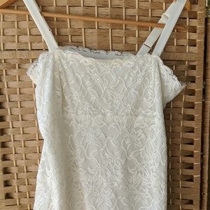 Lace camisole/shell